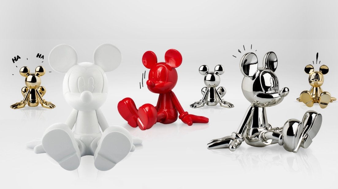Sitting Mickey Blanc Mat - Marcel Wanders, Ophalen of Verzenden, Zo goed als nieuw
