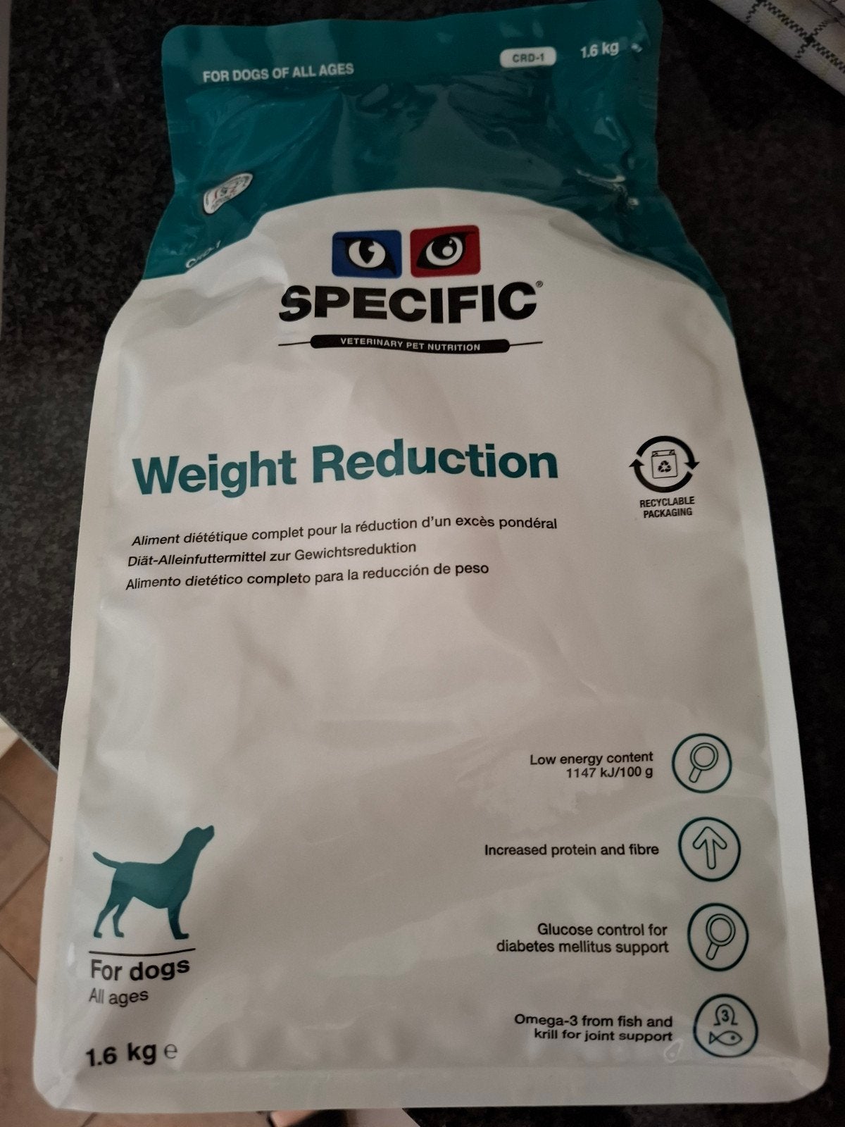 SpecifiCrd 1 Weight reduction hondenvoer 1.6 kg, Ophalen of Verzenden, Hond