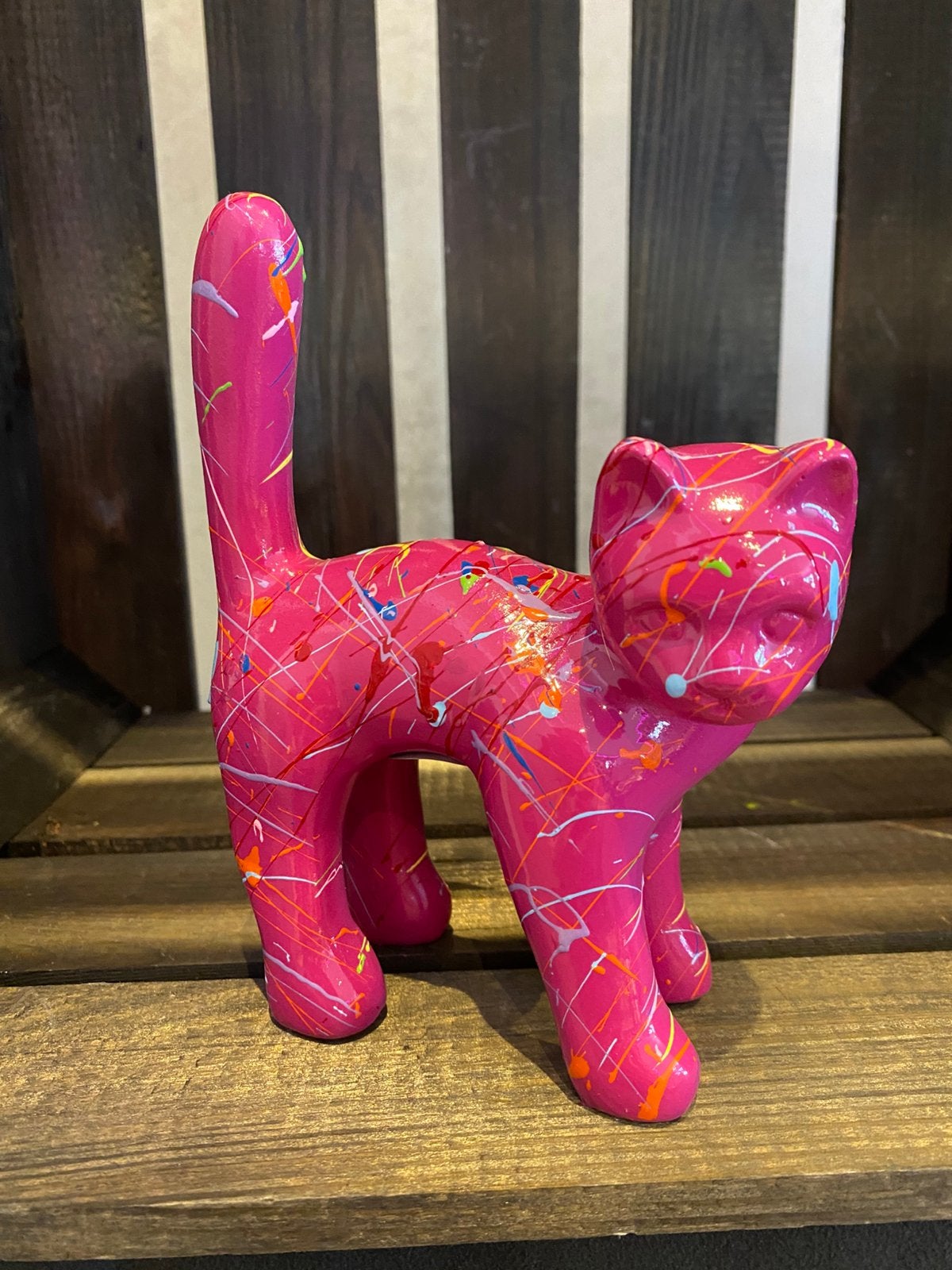 Poes 15cm Nieuw, Verzamelen, Beelden en Beeldjes, Ophalen, Nieuw, Dier