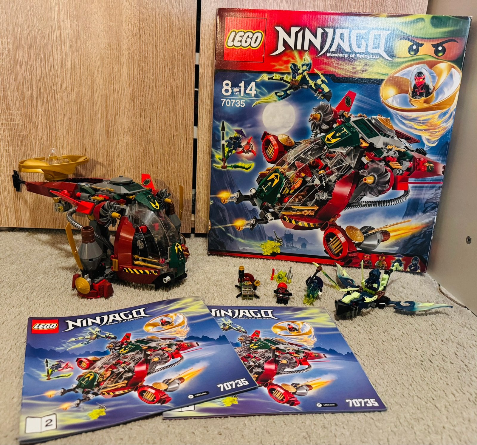 Lego Ninjago 70735, Kinderen en Baby's, Lego, Ophalen of Verzenden, Zo goed als nieuw, Compleet