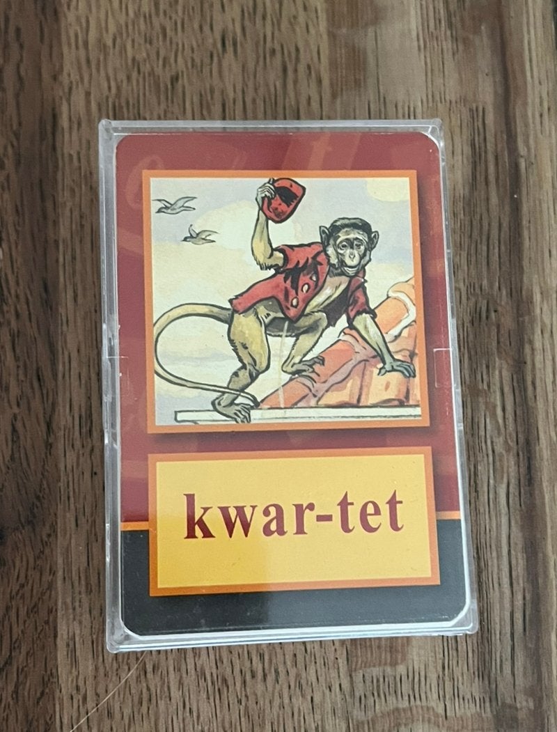 Kwartetspel Aap Noot Mies, Ophalen, Zo goed als nieuw, Kwartet(ten)