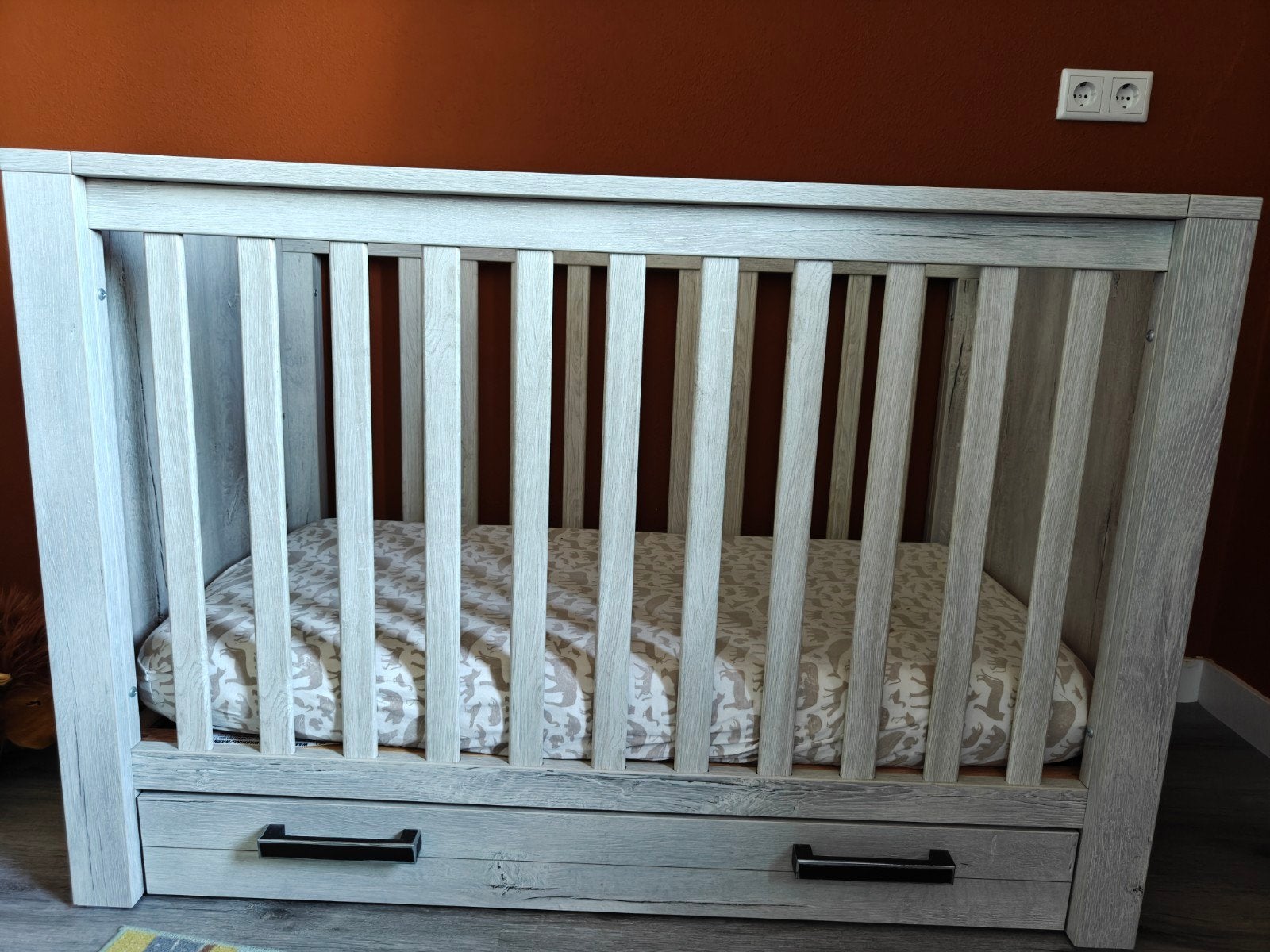 complete babykamer kidsmill sem Nautic grey als nieuw., Ophalen, Zo goed als nieuw, Jongetje of Meisje