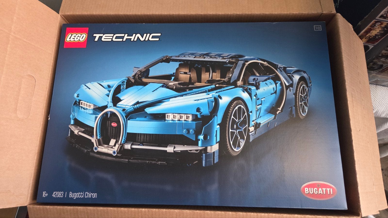 Lego 42083 Bugatti Chiron, Kinderen en Baby's, Lego, Nieuw, Technic, Complete set