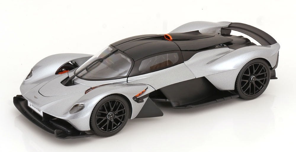 Aston Martin Valkyrie 2022 Grijs Metallic / Mat Zwart 1-18 M, Tschuiten@hotmail.com, Auto, Nieuw, Ophalen of Verzenden
