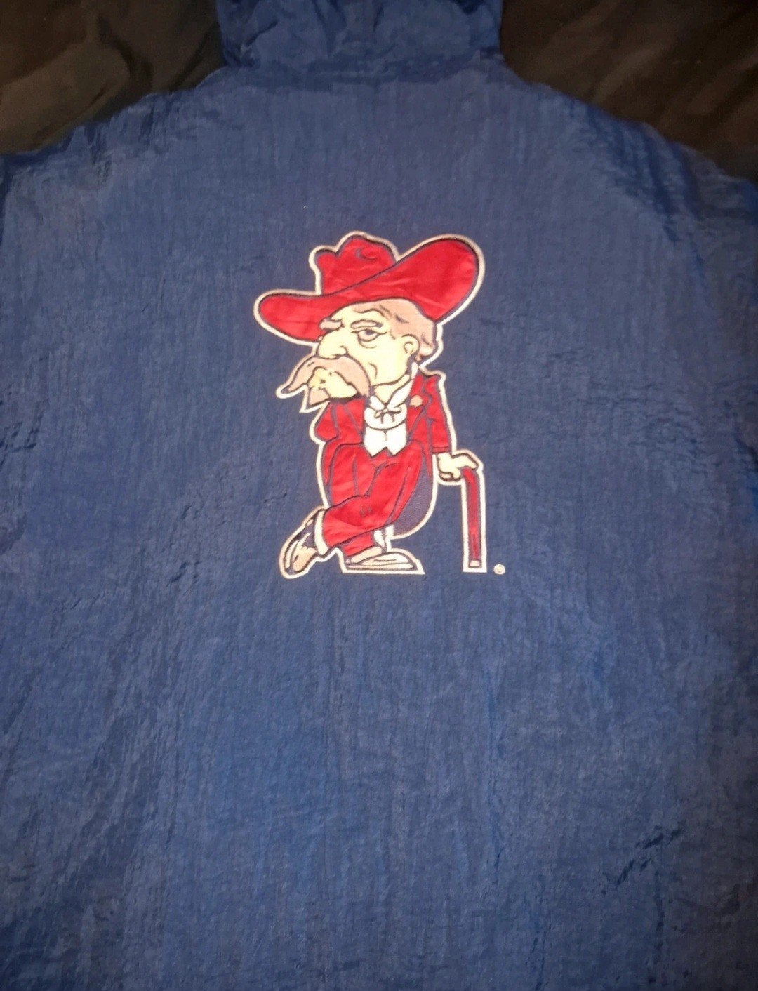 Starter Jas Ole Miss Rebels Vintage RARE, Blauw, Maat 56/58 (XL), Ophalen of Verzenden, Zo goed als nieuw