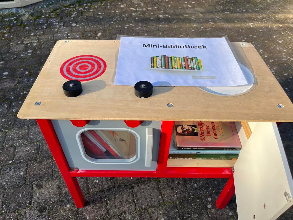 Mini bieb kastje of buurtkastje, Ophalen, 50 tot 100 cm, Zo goed als nieuw, Minder dan 100 cm
