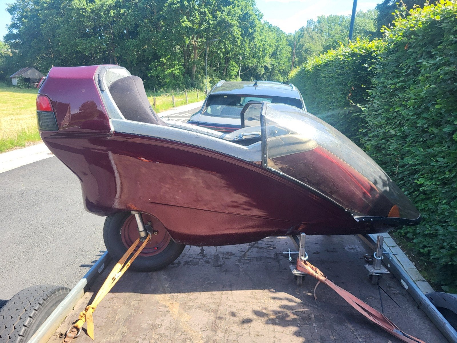 flexit zijspan zijspanbak ezs, Motoren, Ophalen