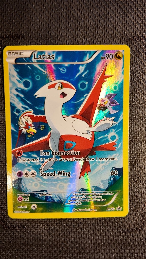 Latias XY78 XY Black Star Promos | Pokemon kaart, Ophalen, Losse kaart, Foil