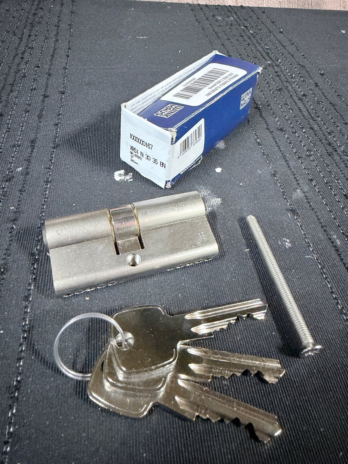 Winkhaus 30/35 XR51 cilinder met 3 sleutels, Doe-het-zelf en Verbouw, Ophalen of Verzenden, Nieuw, Overige materialen, Slot