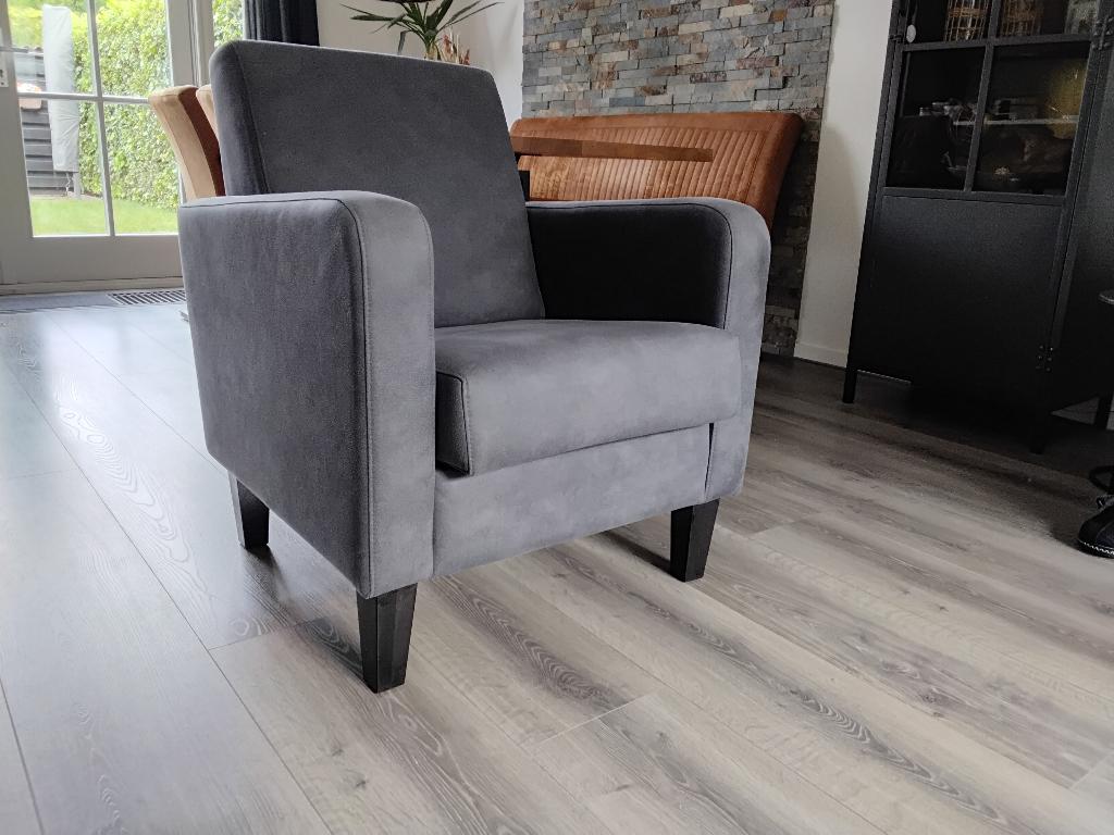 Fauteuil, Ophalen, 75 tot 100 cm, Zo goed als nieuw, Stof