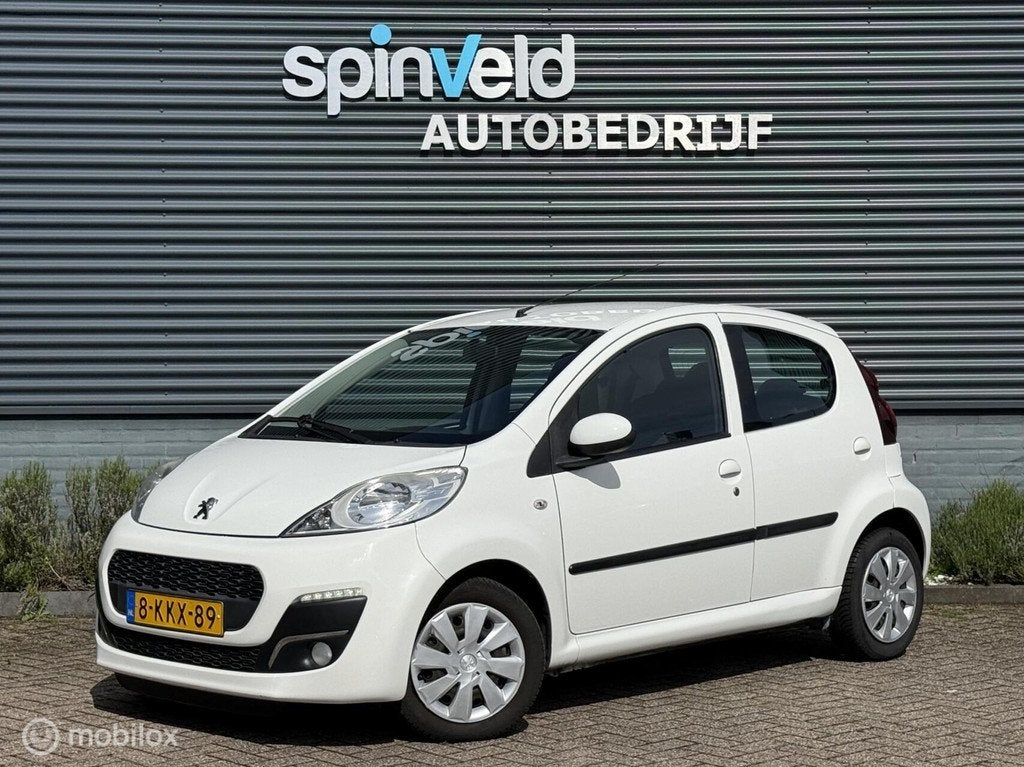 Peugeot 107 1.0 Active - Led - Airco - Dealer onderhouden -, Voorwielaandrijving, Euro 5, Gebruikt, 4 stoelen
