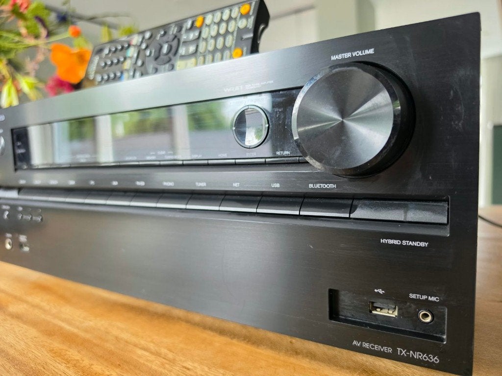Onkyo TX NR636 (z.g.a.n.), Ophalen, Zo goed als nieuw, 120 watt of meer, Onkyo