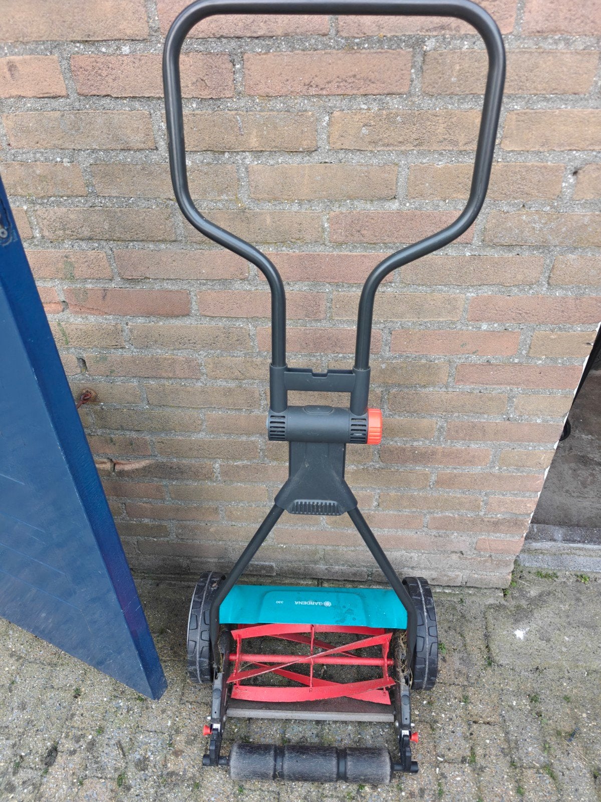 Gardena 330 Kooimaaier - Goede staat, Tuin en Terras, Grasmaaiers, Ophalen, Gebruikt, Handgrasmaaier, 30 t/m 39 cm
