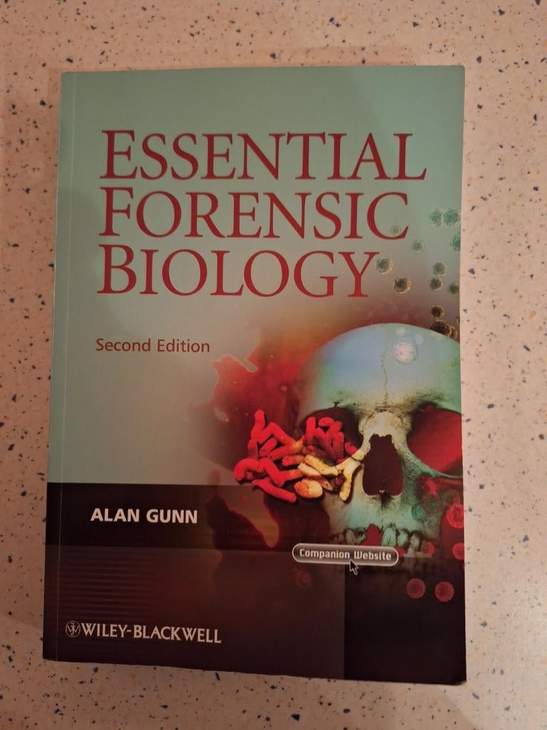 Essential Forensic Biology - Tweede Editie, Boeken, Ophalen of Verzenden, Zo goed als nieuw, Alan Gunn, Natuurwetenschap