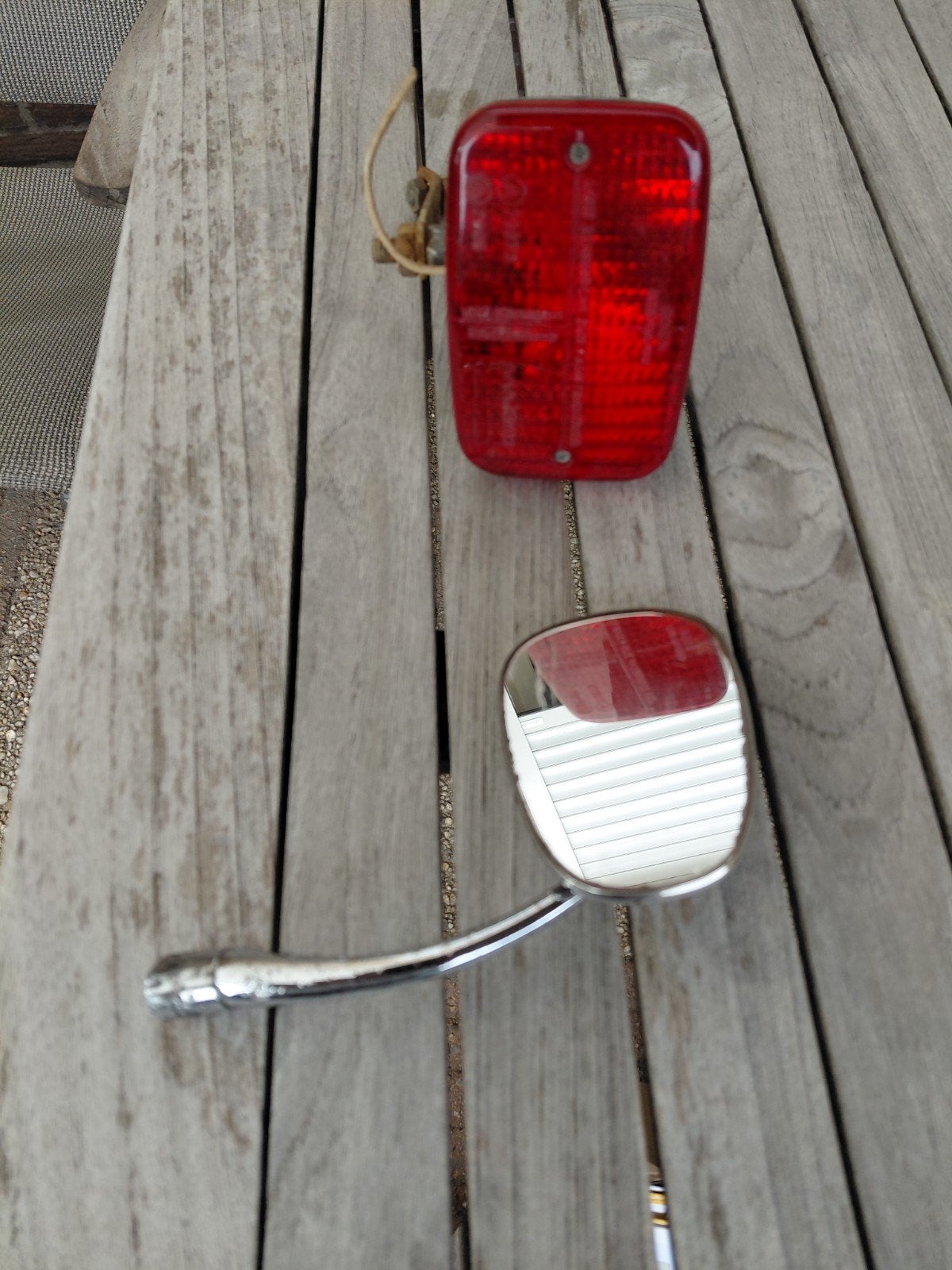 VW Kever deur-spiegel en (achter)mistlamp, Ophalen, Gebruikt