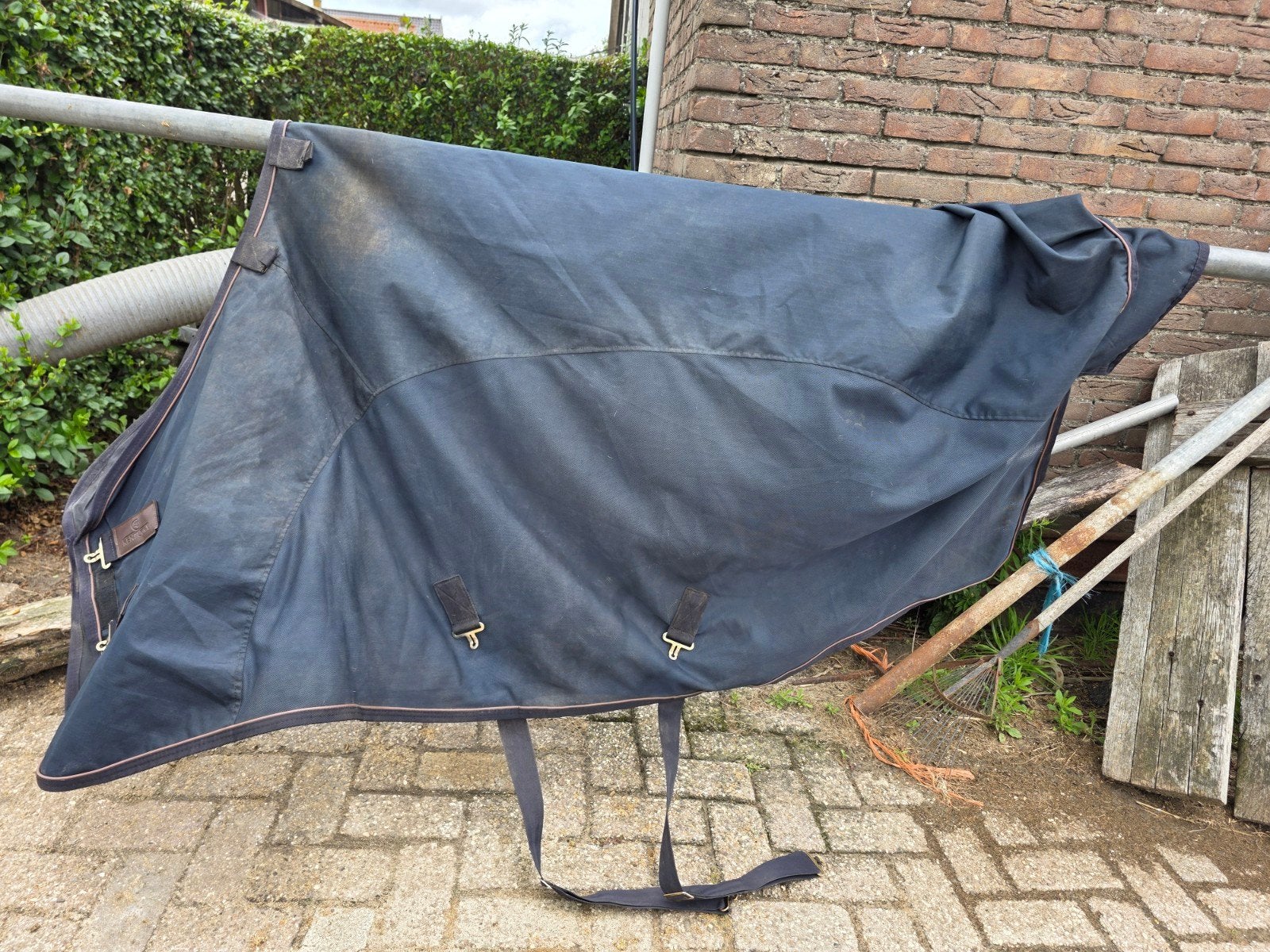Kentucky regen vliegendeken navy, Dieren en Toebehoren, Paarden en Pony's | Dekens en Dekjes, Vliegendeken, Ophalen of Verzenden