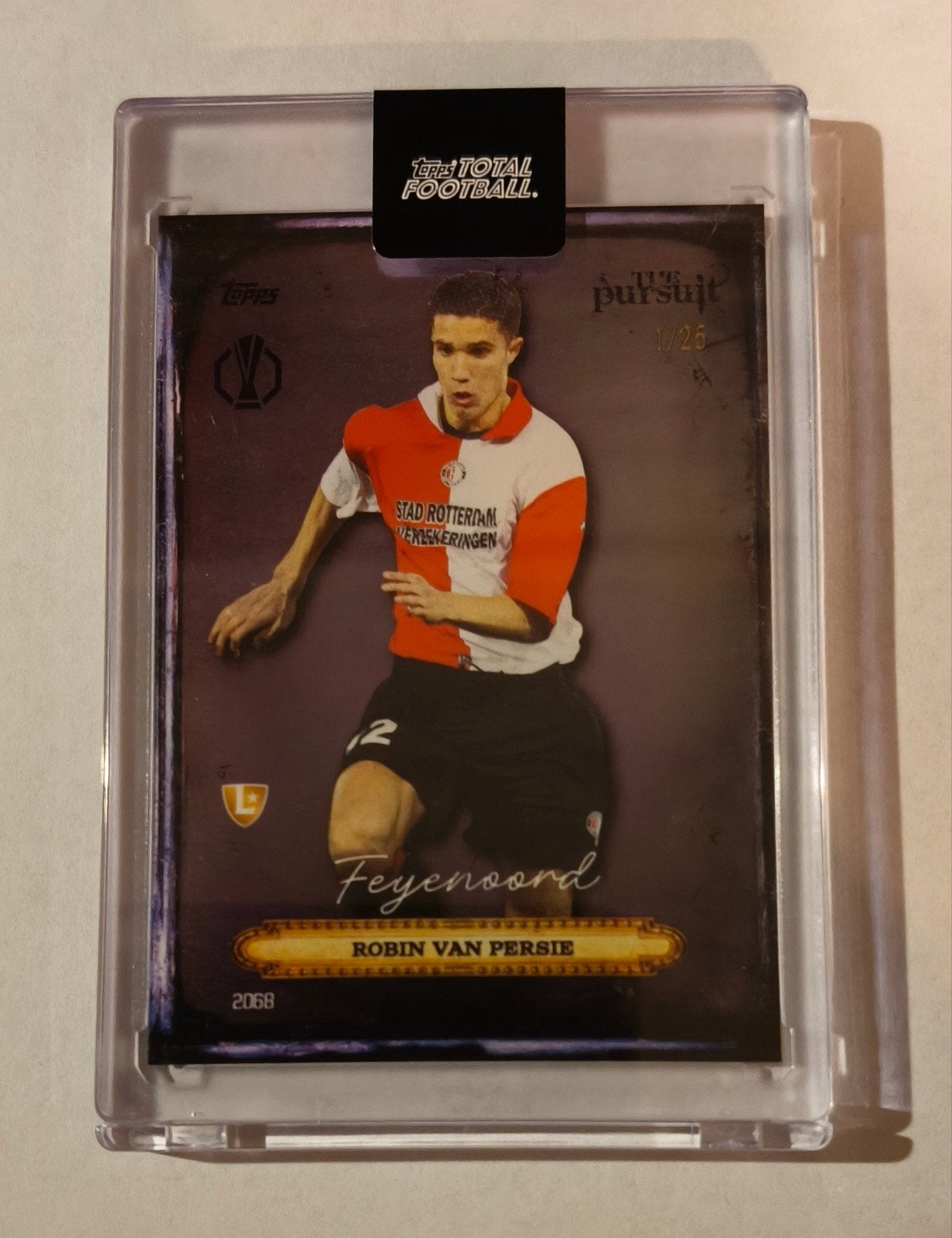 Robin van Persie Feyenoord Topps Total Football 1/25 Rookie, Ophalen of Verzenden, Zo goed als nieuw, Feyenoord, Spelerskaart
