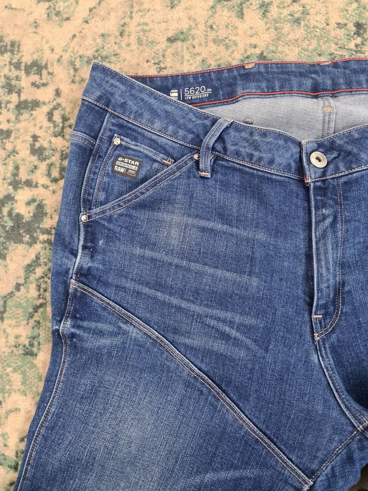 G-star 5620 3D low boyfriend W31 L30 WMN Tulsi3130 Mid-rise, Blauw, Ophalen of Verzenden, W30 - W32 (confectie 38/40), G-STAR RAW