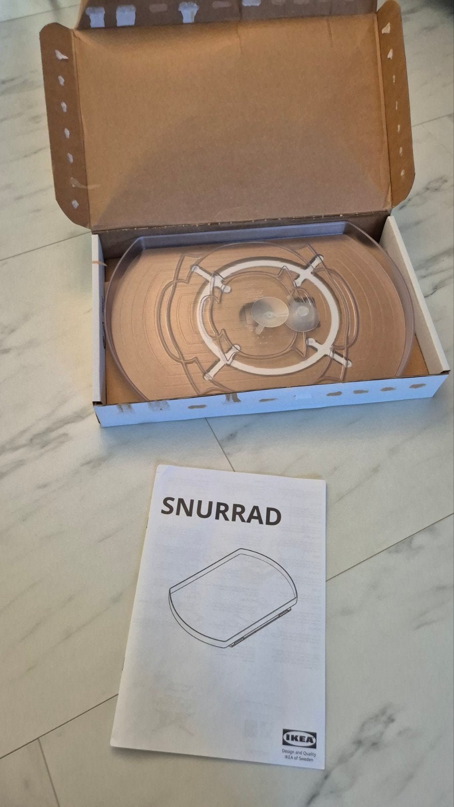 IKEA SNURRAD Draaiplateau Koelkast, Overige typen, IKEA, Kunststof, Nieuw