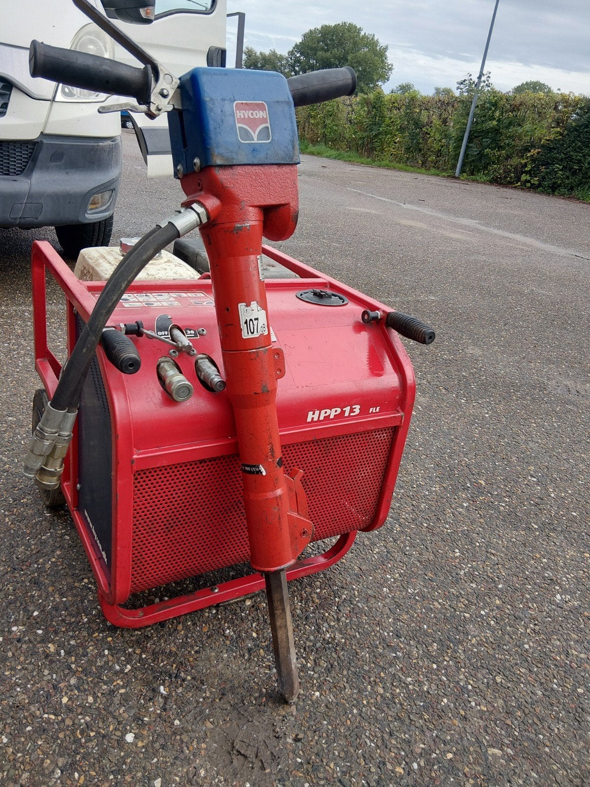 Hycon HPP13FLB Hydraulische Aggregaat met HH20 Breekhamer, Ophalen of Verzenden