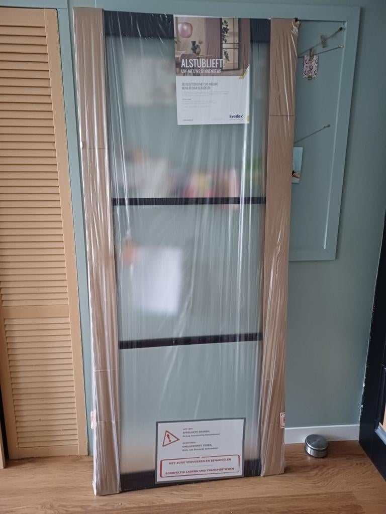 Nieuwe Svedex binnendeur, Doe-het-zelf en Verbouw, Deuren en Horren, Ophalen, Binnendeur, Nieuw, Glas