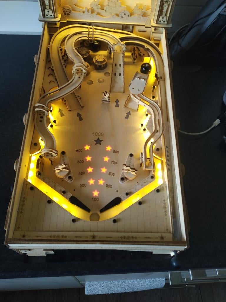 Flipperkast rokr, Ophalen of Verzenden, Licht