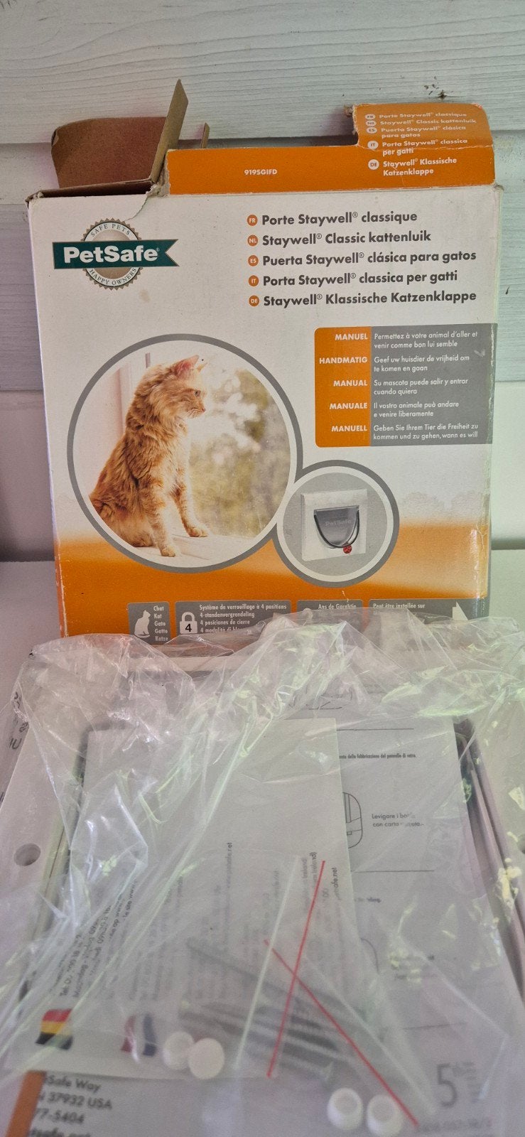 petsafe staywell classic kattenluik, Dieren en Toebehoren, Ophalen of Verzenden, Nieuw