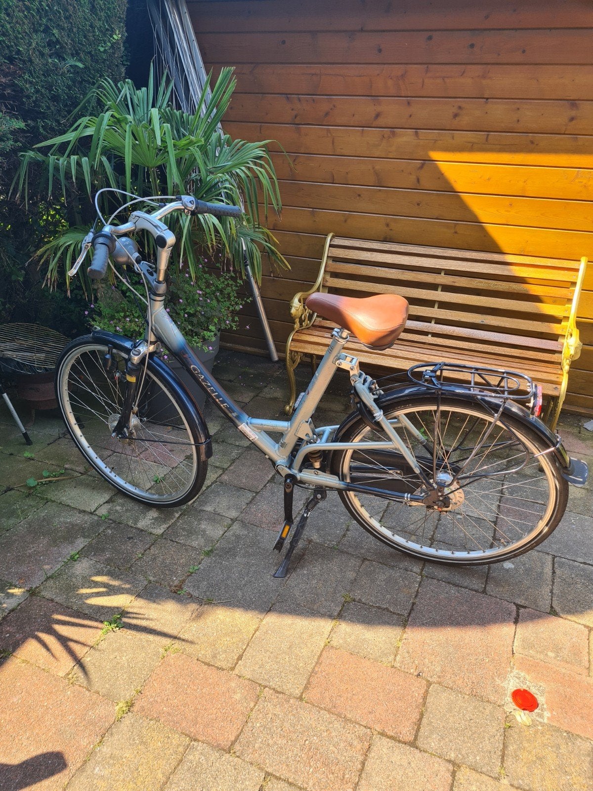 Gazelle Glider Dames Fiets, Fietsen en Brommers, Fietsen | Dames | Damesfietsen, Gebruikt, Gazelle, Versnellingen, 56 cm of meer