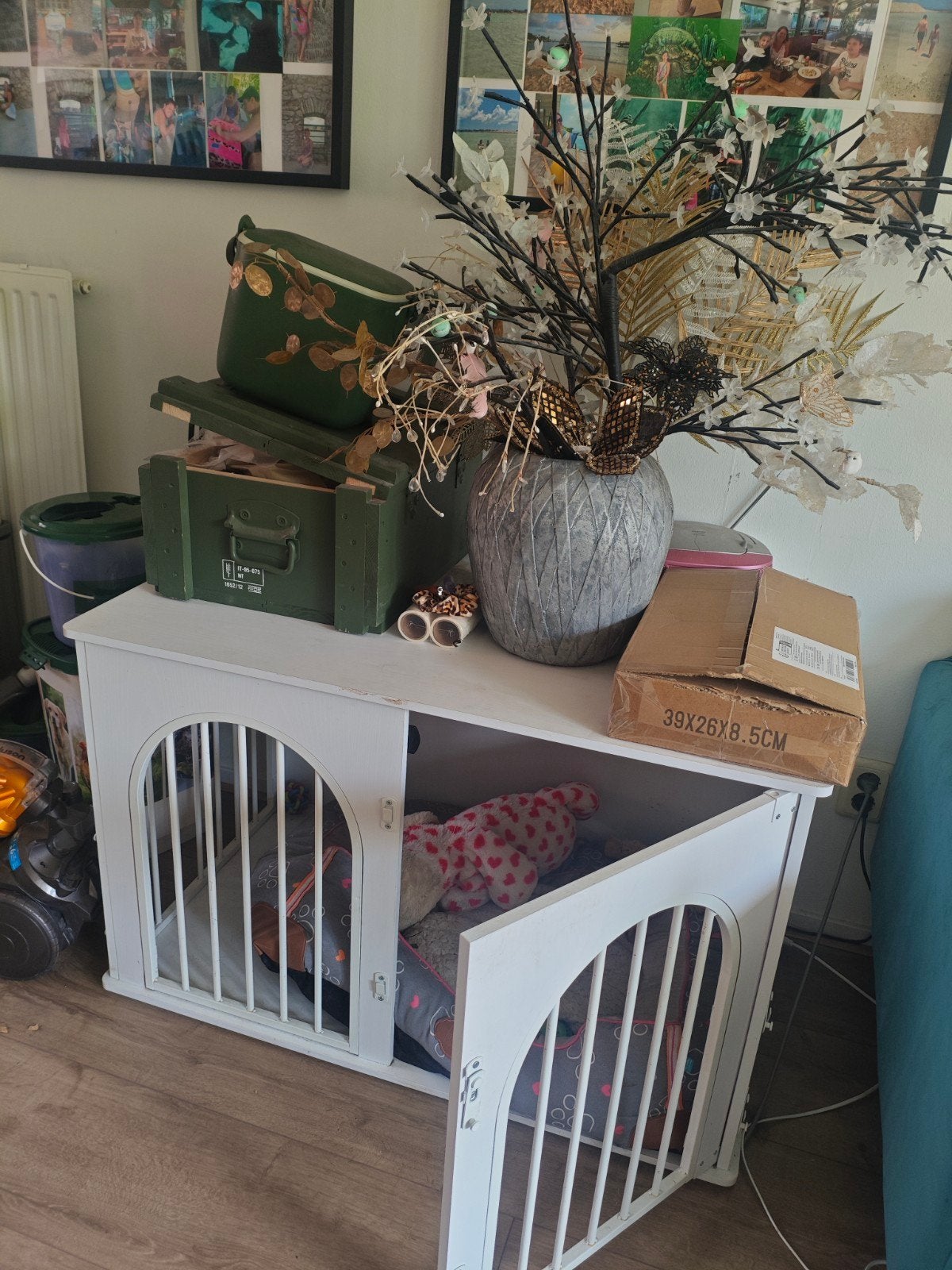 Bench kast drie kanten ingang., Dieren en Toebehoren, Ophalen, Zo goed als nieuw