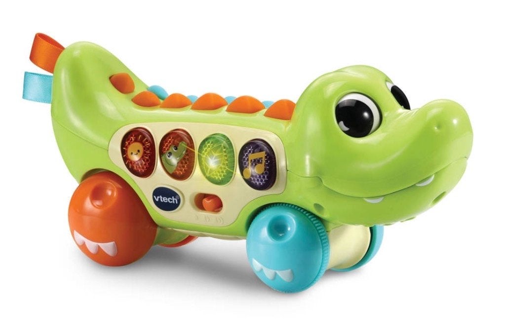 Krokodil Rol & Dol VTech- Interactief Speelgoed, Ophalen of Verzenden, Zo goed als nieuw, 6 maanden tot 2 jaar