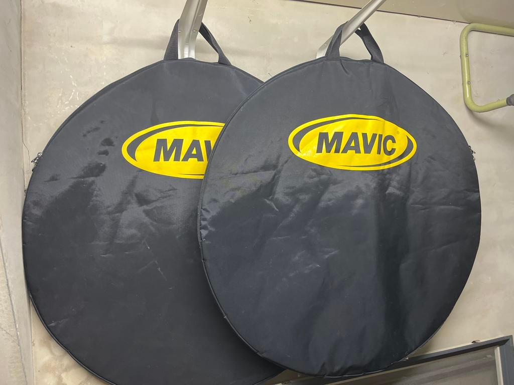 Twee Mavic wielhoezen voor transport en opslag, Ophalen of Verzenden, Gebruikt