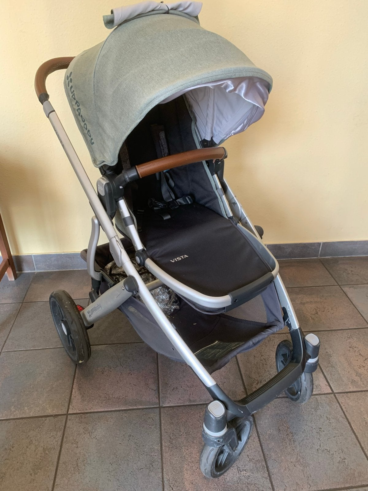 UPPAbaby Vista Combiwagen met Reiswieg en Accessoires, Gebruikt, Combiwagen, Met reiswieg, Ophalen