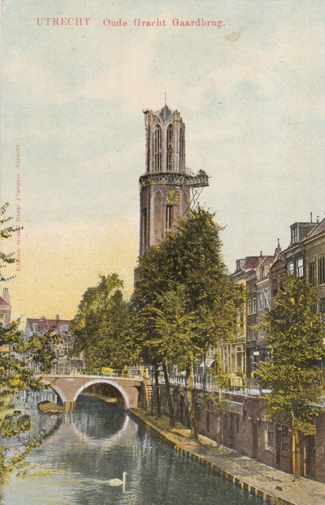 utrecht- oude gracht 1911, Ophalen of Verzenden, Voor 1920, Utrecht