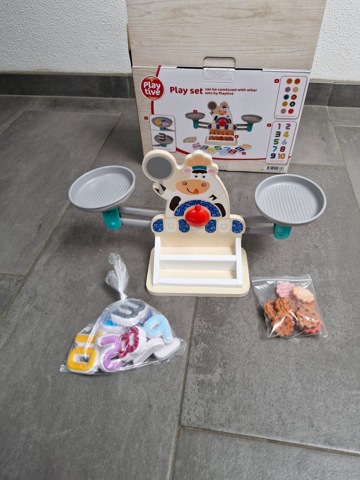 Playtive Weegschaal Compleet - Educatief Speelgoed, Ophalen, Nieuw, Rekenen