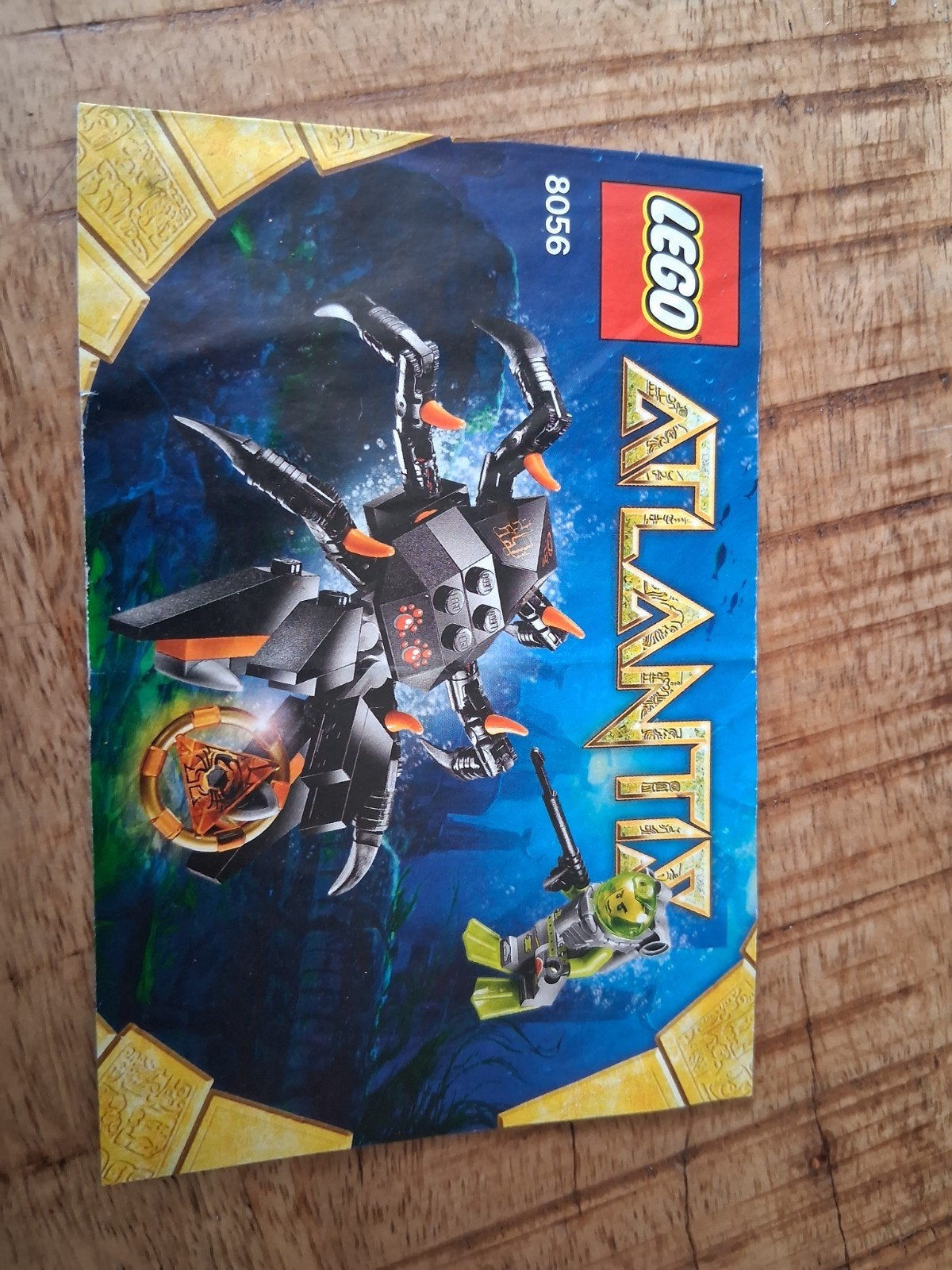 Lego Atlantis 8056: Monster Krab Instructieboekje, Gebruikt, Overige thema's, Lego, Accessoire