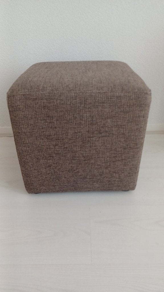 Poef voetenbank hocker, Ophalen, Minder dan 50 cm, Vierkant, Minder dan 50 cm
