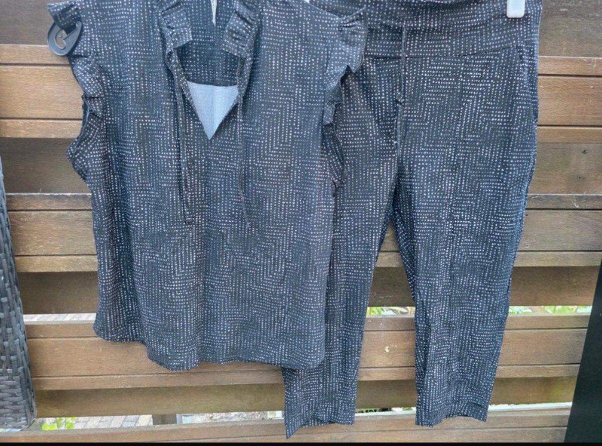 Zoso set maat XL top en 3/4 broek travelstof, Verzenden, Zo goed als nieuw