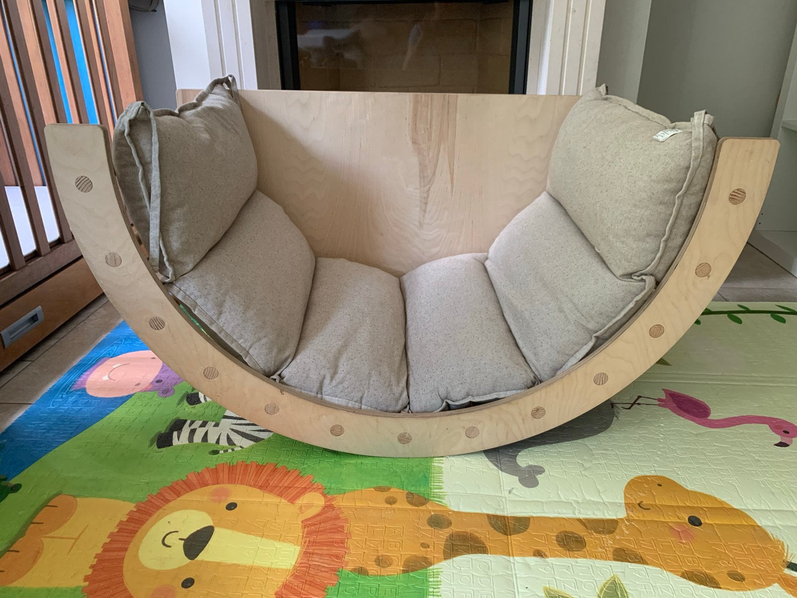Klimboom Wobbelboard met fitwood kussen, Ophalen, Gebruikt, Overige typen