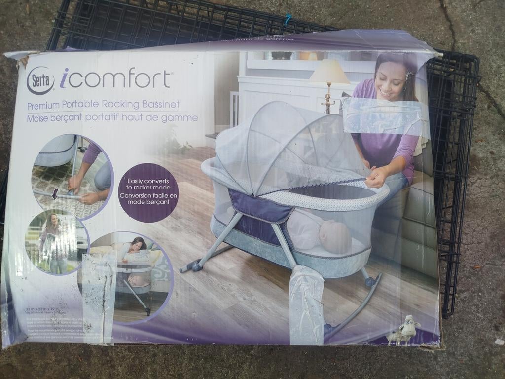 Schommelend reisbedje voor kind - Serta iComfort, Ophalen of Verzenden