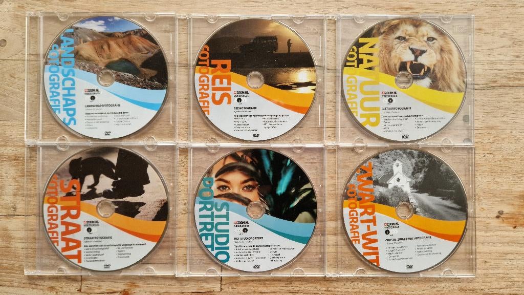 Serie foto cursussen op DVD, Alle leeftijden, Ophalen of Verzenden, Zo goed als nieuw, Overige typen
