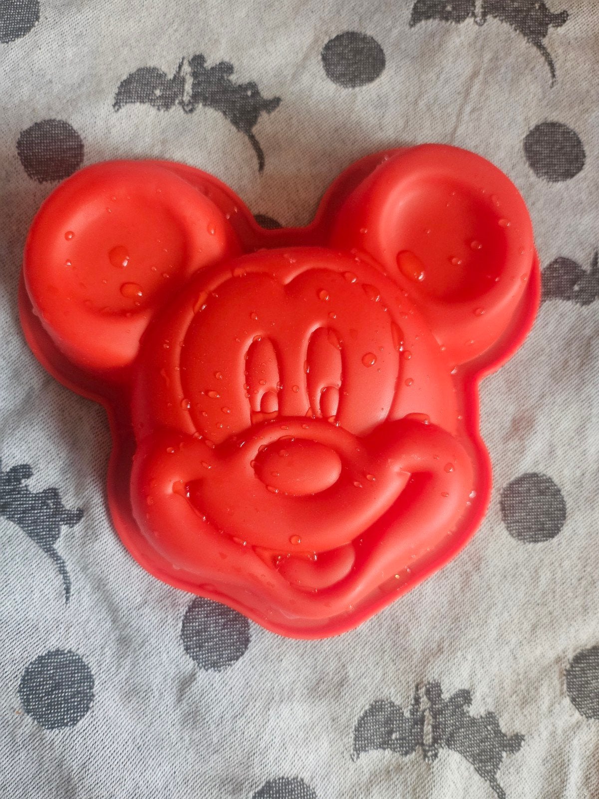 Mickey Mouse bakvorm - siliconen, Ophalen of Verzenden, Zo goed als nieuw