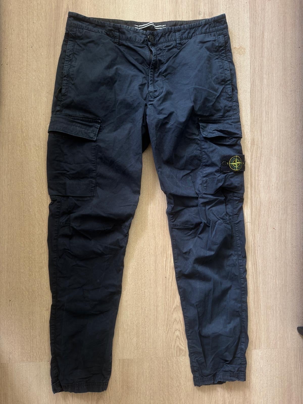 Stone Island, Ophalen, Gedragen, Maat 48/50 (M), Zwart