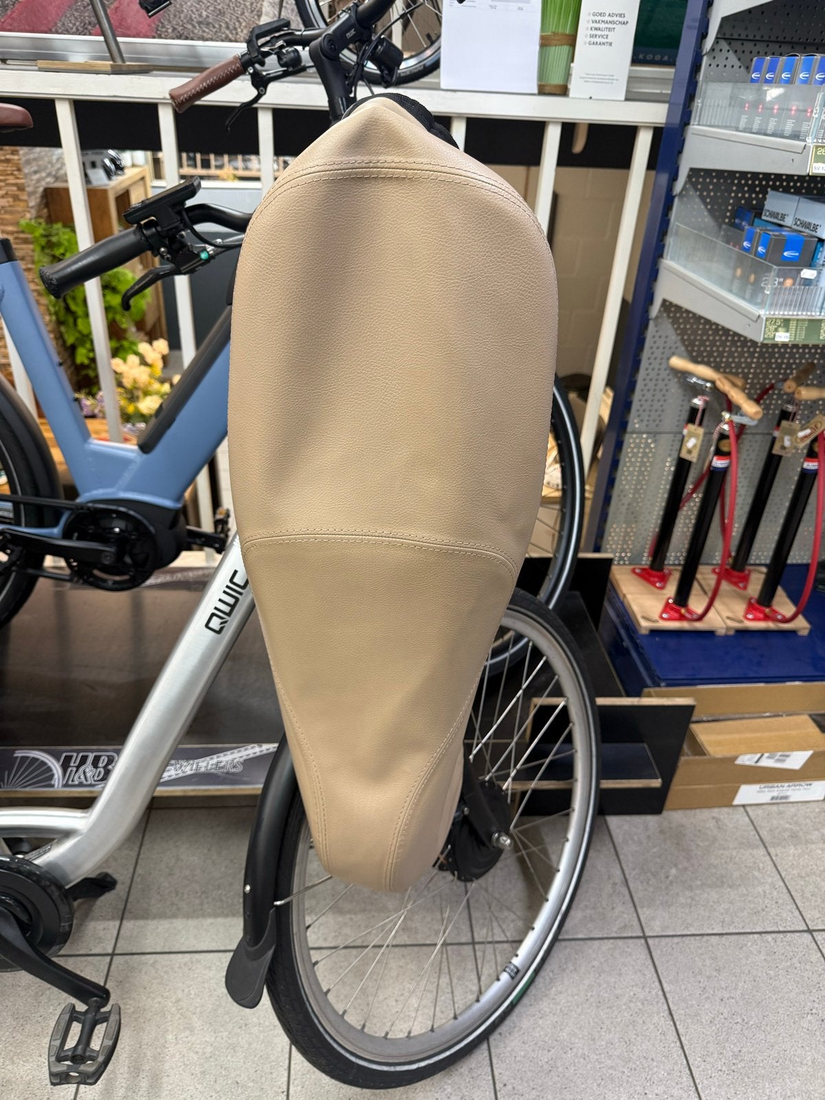 Luxe Beige zadeldek Vespa Sprint Primavera, Ophalen of Verzenden, Gebruikt, Zadel