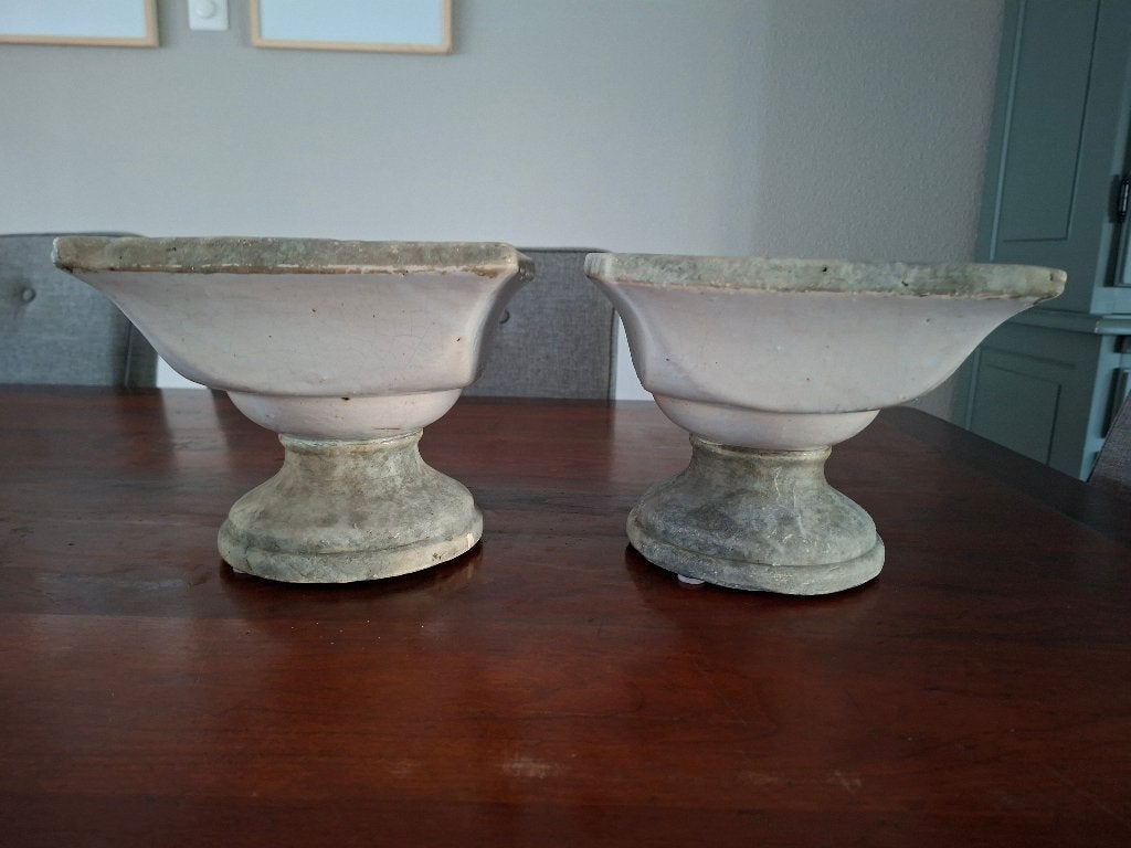 2 Prachtige PTMD collection bloempotten, Ophalen of Verzenden, Zo goed als nieuw, Aardewerk, Binnen