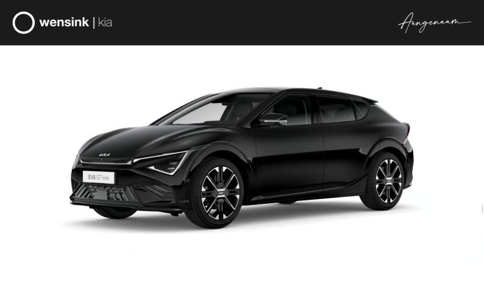 Kia EV6 GT-Line Business Edition 84 kWh | LED-Matrix | GT-Li, Auto's, Kia, Automaat, 228 pk, 510 min, Zwart