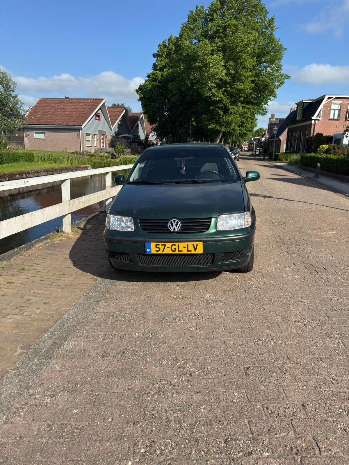 Volkswagen Polo 1.4 44KW 2001 Groen, Auto's, Voorwielaandrijving, 450 kg, 31 €/maand, 4 cilinders
