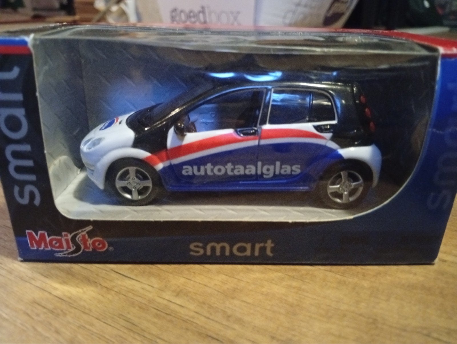 Maisto Autotaalglas Smart (1:38), Ophalen of Verzenden, Zo goed als nieuw, Auto