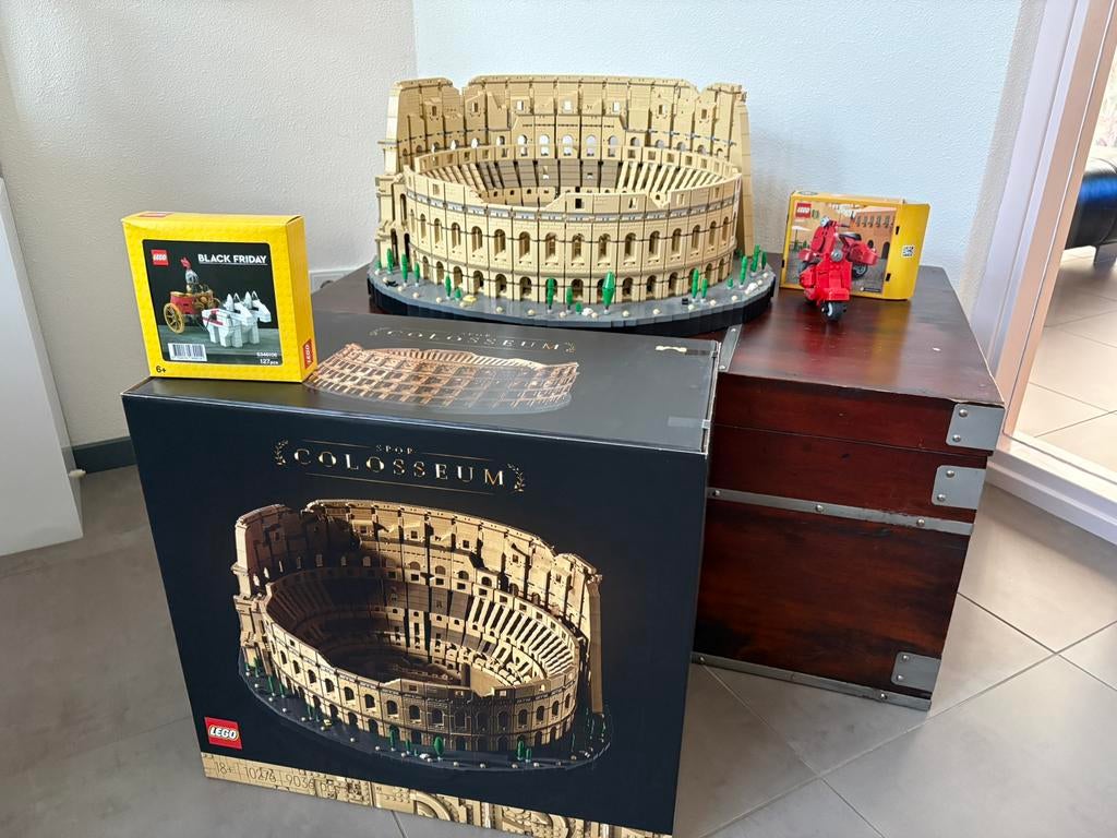 Lego 10276 Colosseum + extra’s, Ophalen, Lego, Zo goed als nieuw, Complete set