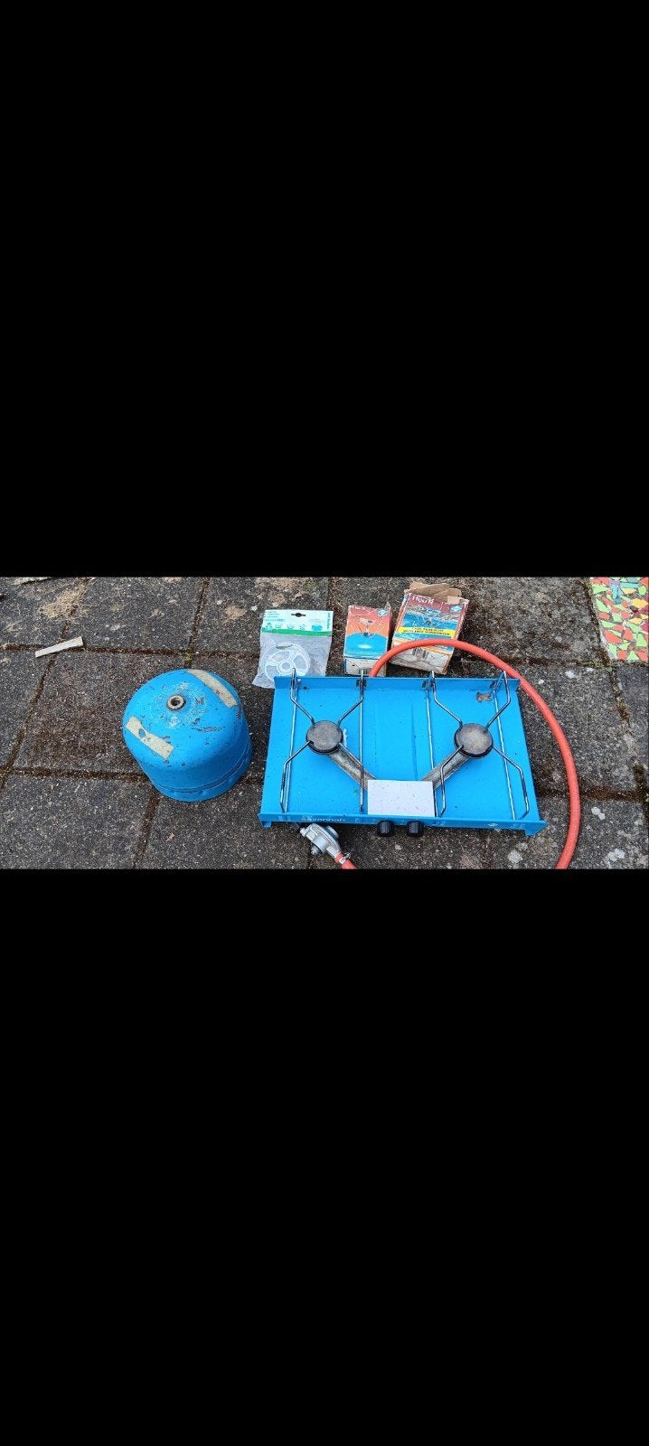 Camping gaz kooktoestel met gasfles, Ophalen, Gebruikt