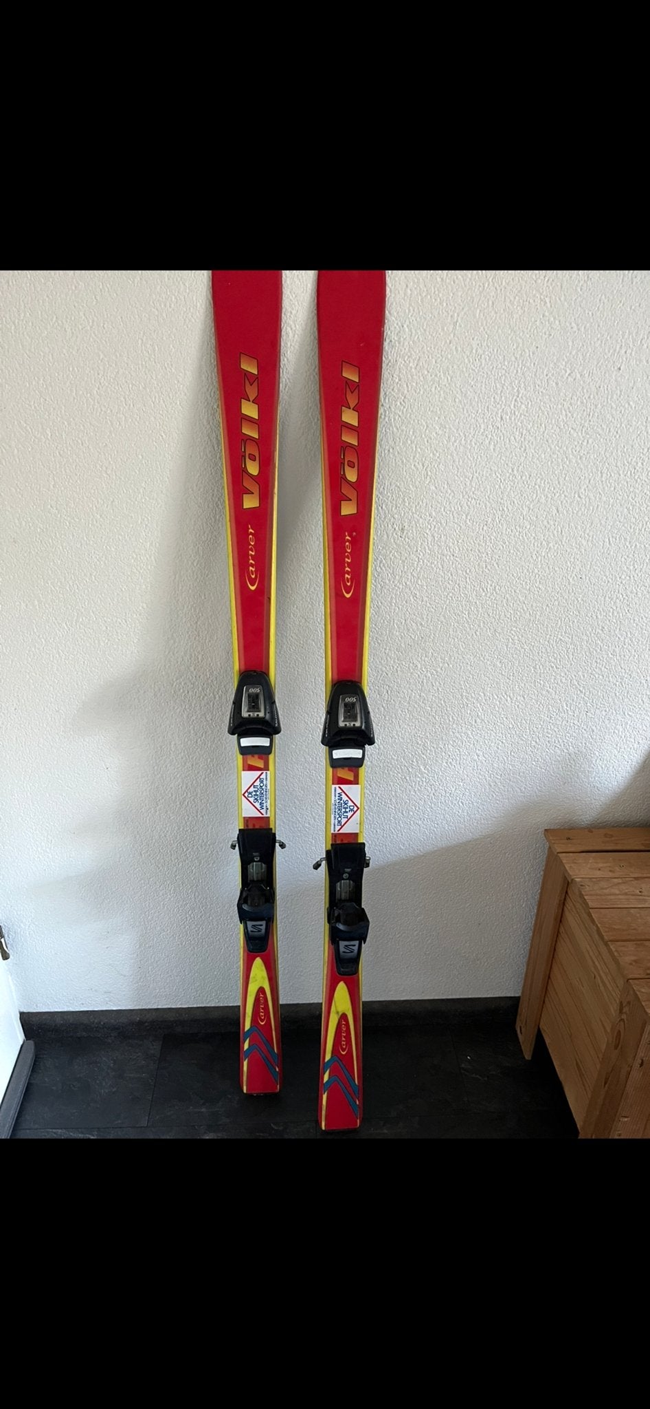 Völkl Carver Ski's met Salomon 500 bindingen - 150 cm, Sport en Fitness, Skiën en Langlaufen, 140 tot 160 cm, Gebruikt, Carve